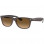 Ray Ban NEW Wayfarer MATTE BROWN ON TRANSPARENT BROWN/GRADIENT BROWN PO