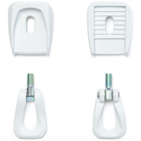 Union Mini Flad Body + Mini ALU Lever E Screw (cam) White