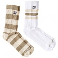 DC Stripe Crew 2 Pack M Ivy Green