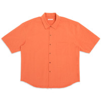 S.K. MANOR HILL Sage Shirt - Orange Cotton ORANGE