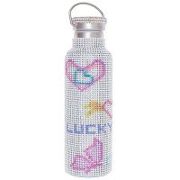 Collina Strada Rhinestone Water Bottle Lucky Doodle
