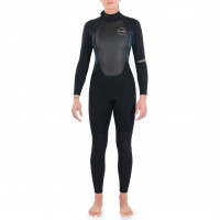Dakine Women's Quantum Back ZIP Full Suit 3/2mm F/L Black/Grey