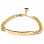 Sporty & Rich Curb Chain Bracelet GOLD