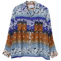 Noma t.d. Draw Your Garden Shirt Blue/Walnut/Gray