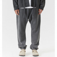 MAHARISHI 8027 Hemp Organic Sweatpants BLACK BLK-108F