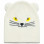 KYOTO ZOO Beanie White Cat