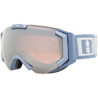 BLIZ Carver LIGHT BLUE/ORANGE W SILVER MIRROR