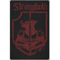 Stronghold Division Wolf Knight Banner BLACK/BLOOD
