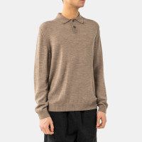 Corridor Merino LS Polo NATURAL