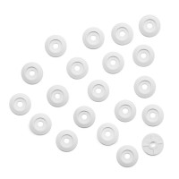 Union Ankle Strap Adjuster Washer White