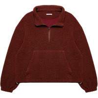 S.K. MANOR HILL Half-zip Fleece BROWN