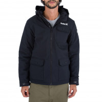 Hurley Vinson Sherpa Lined Jacket NEWPRINT/BLACK/WHT