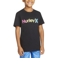 Hurley B ONE AND Only Boys TEE BLACK (MULTI)