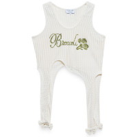 Collina Strada Rhinestone Thistle Tank SHEERSUCKER
