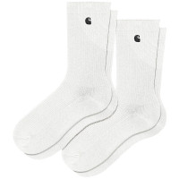 Carhartt WIP Madison Pack Socks WHITE / BLACK + WHITE / BLACK