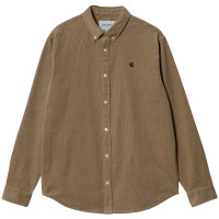 Carhartt WIP L/S Madison Fine Cord Shirt BUFFALO / BLACK