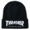 Thrasher Embroidered Logo Beanie BLACK/WHITE