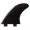 NSP ACC FIN FCS M3 SET 3 Black (l,c,r) Packaged BLACK