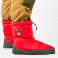 Fjallraven Expedition Down Booties TRUE RED