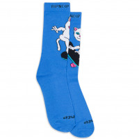 RIPNDIP Skater Nerm Socks SLATE BLUE