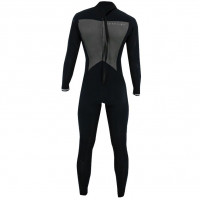 JETPILOT Flight 3/2 Back Zip Long Sleeve BLACK/BLACK