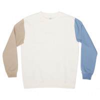DC Riot Sweatshirt M LILY WHITE COLORBLOCK