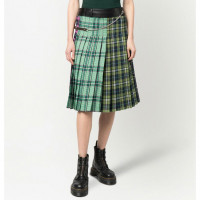 Andersson Bell Taga Check Pleats Skirt MULTI
