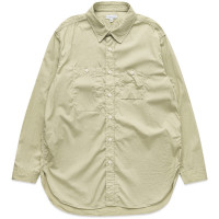 Engineered Garments Work Shirt LIME SUPERFINE POPLIN