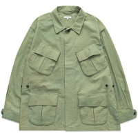 Engineered Garments Jungle Fatigue Jacket OLIVE COTTON SHEETING