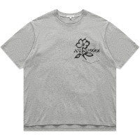 Engineered Garments Printed Cross Crew Neck T-shirt GREY - JOE