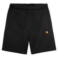 Carhartt WIP Chase Sweat Short BLACK / GOLD