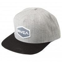 RVCA Commonwealth Snapbac HTHR GREY/BLACK