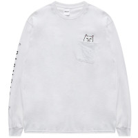 RIPNDIP Lord Nermal Pocket L/S White