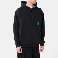 Perks And Mini Ms-dos Logo Hooded Sweat BLACK