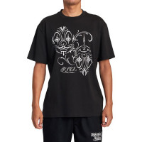 RVCA Panther Head SS BLACK