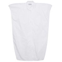 Noma t.d. BIG & Small Button Shirt Dress White