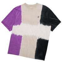 Noma t.d. Hand Dyed Twist TEE PURPLE/GRAY/BLACK
