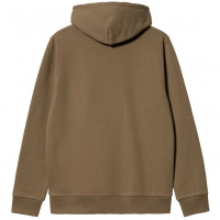 Carhartt WIP Hooded Script Embroidery Sweat BUFFALO / WHITE