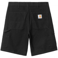 Carhartt WIP Double Knee Short BLACK (RINSED)