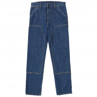 Carhartt WIP Double Knee Pant BLUE (STONE WASHED)
