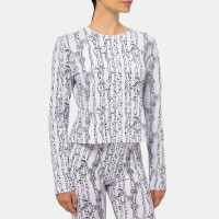 Vereja Birch Forest Fitted Long-sleeve White