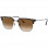 Ray Ban Clubmaster Polished Havana/Brown