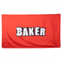 Baker Brand Logo Flag RED/BLACK