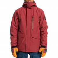 Quiksilver Mission Solid Jacket M RUBY WINE