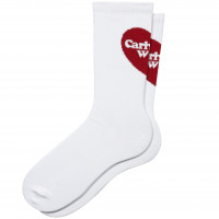 Carhartt WIP Heart Socks White