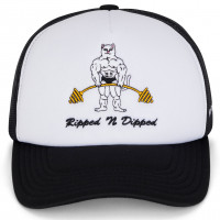 RIPNDIP Ripped N Dipped Trucker HAT BLACK