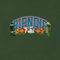 RIPNDIP Summer Friends Cropped Tank Olive