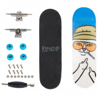 RIPNDIP Nermal S Thompson Mini Skateboard BLUE
