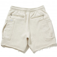 SUGARHILL Zip-up Half Sweat Trousers IVORY WHITE