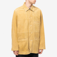 YOKE Sheep Suede Coverall Jacket SAND YELLOW